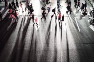 voetgangersstromen zebrapad