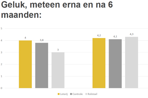 Tabel: geluk na 6 maanden